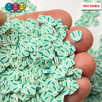 Sea Shells Green Fake Clay Sprinkles Fimo Flowers Decoden Jimmies Funfetti Sprinkle