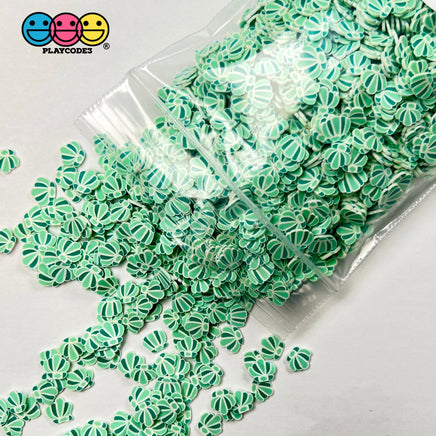 Sea Shells Green Fake Clay Sprinkles Fimo Flowers Decoden Jimmies Funfetti Sprinkle