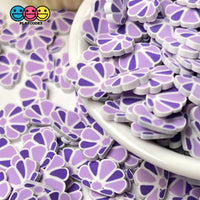 Sea Shells Purple 10Mm Fake Clay Sprinkles Fimo Decoden Jimmies Funfetti Sprinkle