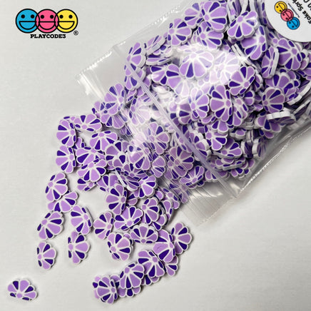 Sea Shells Purple 10Mm Fake Clay Sprinkles Fimo Decoden Jimmies Funfetti Sprinkle