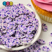 Sea Shells Purple 10Mm Fake Clay Sprinkles Fimo Decoden Jimmies Funfetti Sprinkle