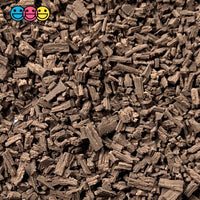 Shaved Shredded Chocolate Crumbs Cookie Crumbles Faux Food Realistic Pieces Fake Bake Topper 20