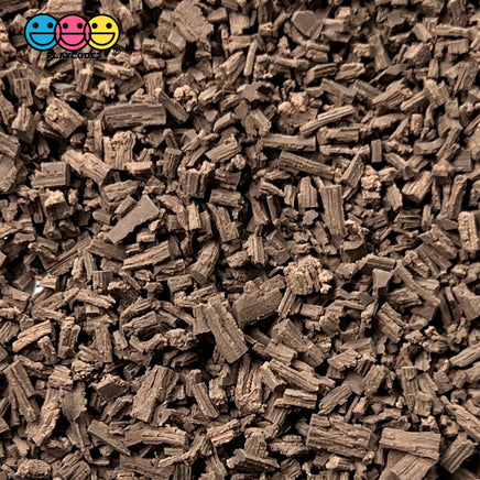 Shaved Shredded Chocolate Crumbs Cookie Crumbles Faux Food Realistic Pieces Fake Bake Topper 20