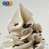 Shaved Shredded Chocolate Crumbs Cookie Crumbles Faux Food Realistic Pieces Fake Bake Topper