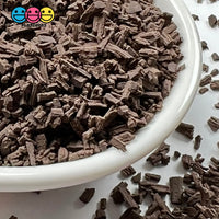 Shaved Shredded Chocolate Crumbs Cookie Crumbles Faux Food Realistic Pieces Fake Bake Topper