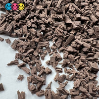 Shaved Shredded Chocolate Crumbs Cookie Crumbles Faux Food Realistic Pieces Fake Bake Topper