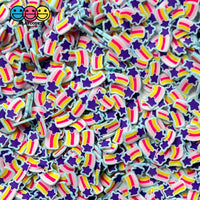 Shooting Star Fimo Fake Clay Sprinkles Blue Stars Fireworks 4Th Of July Confetti Funfetti 20 Grams