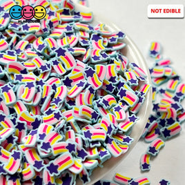 Shooting Star Fimo Fake Clay Sprinkles Blue Stars Fireworks 4Th Of July Confetti Funfetti Sprinkle