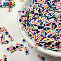Shooting Star Fimo Fake Clay Sprinkles Blue Stars Fireworks 4Th Of July Confetti Funfetti Sprinkle