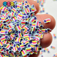 Shooting Star Fimo Fake Clay Sprinkles Blue Stars Fireworks 4Th Of July Confetti Funfetti Sprinkle