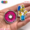 Simpsons Family Homer Doughnut Theme Planar Donut Decoden Planars 10Pcs