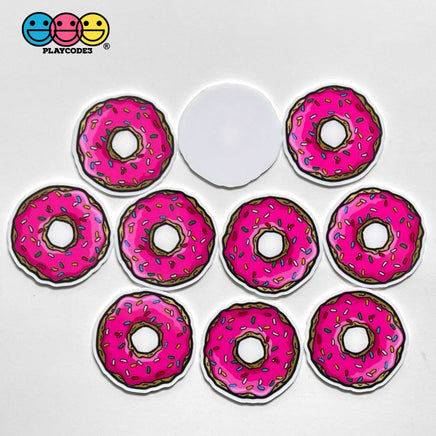 Simpsons Family Homer Doughnut Theme Planar Donut Decoden Planars 10Pcs Homers Dougnut