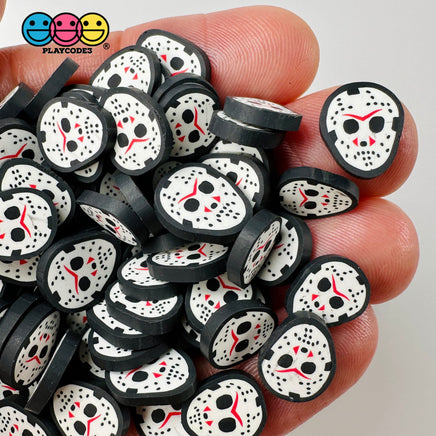 Ski Mask Horror Movie Character Fake Clay Sprinkles Decoden Fimo Jimmies 5Mm/10Mm Playcode3 Llc