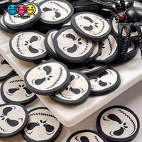 Skull Face Stitch Mouth Large Fimo Slices Fake Sprinkles Halloween Decoden Funfetti 20Mm 20 Grams