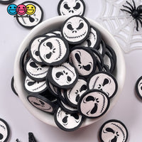 Skull Face Stitch Mouth Large Fimo Slices Fake Sprinkles Halloween Decoden Funfetti 20Mm Sprinkle