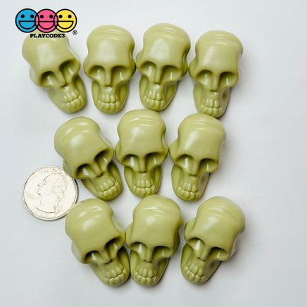 Skull large Caveman Skeleton Cabochon Charm Halloween Decoden 10 pcs Charm