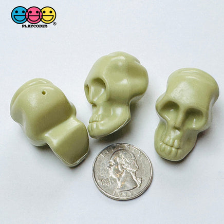 Skull large Caveman Skeleton Cabochon Charm Halloween Decoden 10 pcs Charm