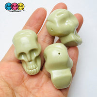 Skull large Caveman Skeleton Cabochon Charm Halloween Decoden 10 pcs Charm