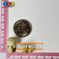 Skull Small Caveman Skeleton Cabochon Charm Halloween Decoden 10 Pcs
