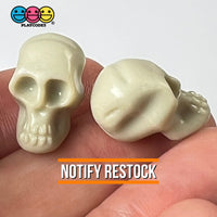 Skull Small Caveman Skeleton Cabochon Charm Halloween Decoden 10 Pcs
