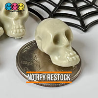 Skull Small Caveman Skeleton Cabochon Charm Halloween Decoden 10 Pcs