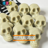 Skull Small Caveman Skeleton Cabochon Charm Halloween Decoden 10 Pcs