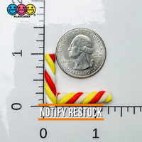 Small Short Fake Candy Corn Twist Cabochons Decoden Charm 10 pcs PLAYCODE3 Charm