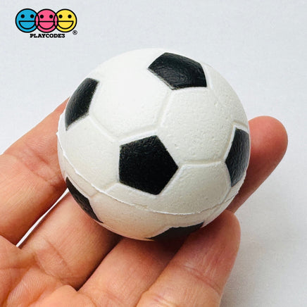3D Small Stress Relief Ball Squish Foam Light Weight Sports Basketball Soccer Baseball Football Charm 4 pcs PLAYCODE3