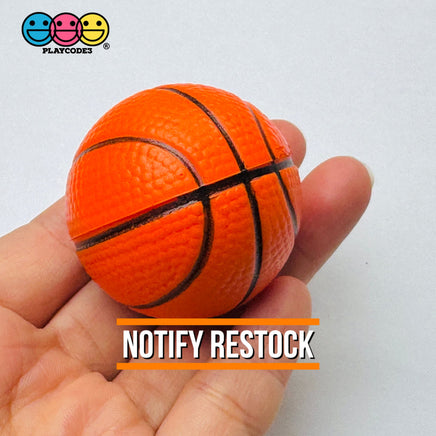 3D Small Stress Relief Ball Squish Foam Light Weight Sports Basketball Soccer Baseball Football Charm 4 pcs PLAYCODE3