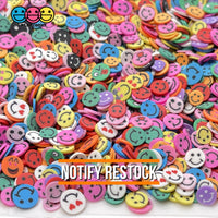 Smiling Faces Multiple Colorsfimo Slices Fake Clay Sprinkles Emojis Decoden Jimmies Funfetti 20