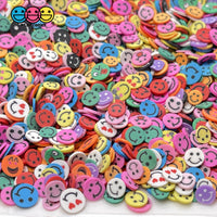 Smiling Faces Multiple Colorsfimo Slices Fake Clay Sprinkles Emojis Decoden Jimmies Funfetti 20