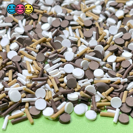 Smores Fake Clay Sprinkles Confetti Mix Decoden Jimmies Funfetti 20 Grams Sprinkle