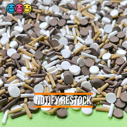 Smores Fake Clay Sprinkles Confetti Mix Decoden Jimmies Funfetti 20 Grams Sprinkle