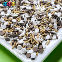 Smores Fake Clay Sprinkles Confetti Mix Decoden Jimmies Funfetti Sprinkle