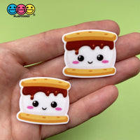 Smores Kawaii Campfire Theme Planar Flatback Cabochon Planars
