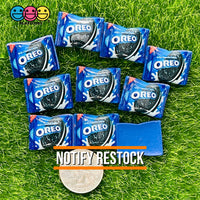 Snack Bag Of Cookies Fake Food Flatback Charm Cabochons 10 Pcs