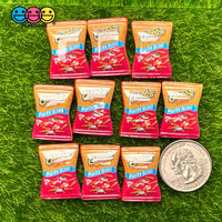 Snack Cheese Chips Fake Food Flatback Charm Cabochons 10 Pcs