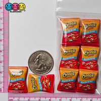 Snack Cheese Chips Fake Food Flatback Charm Cabochons 10 Pcs