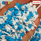 Snowflake Pearl Beads Christmas Holiday Blue White Fake Clay Sprinkles Decoden Fimo Jimmies Sprinkle