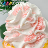 Snowflakes Pink Christmas Fimo Fake Polymer Clay Sprinkles Jimmies Funfetti Playcode3 Llc Sprinkle