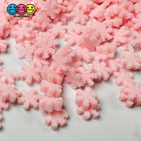 Snowflakes Pink Christmas Fimo Fake Polymer Clay Sprinkles Jimmies Funfetti Playcode3 Llc Sprinkle