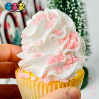 Snowflakes Pink Christmas Fimo Fake Polymer Clay Sprinkles Jimmies Funfetti Playcode3 Llc Sprinkle