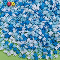 Snowflakes Snow Flake Fake Clay Sprinkle Mix Christmas Decoden