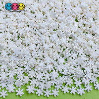 Snowflakes Snow Flake Fake Clay Sprinkle Mix Christmas Decoden