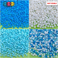 Snowflakes Snow Flake Fake Clay Sprinkle Mix Christmas Decoden