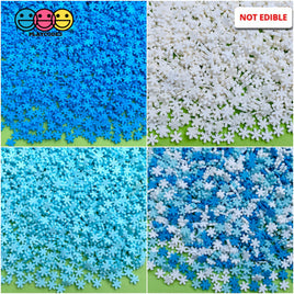 Snowflakes Snow Flake Fake Clay Sprinkle Mix Christmas Decoden