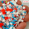 Snowman Crush Christmas Holiday Slushie Beads Snowflakes Clay Sprinkles Decoden Fimo Jimmies