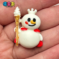 Snowman Holiday Winter Christmas Flatback Cabochons Decoden Charm 10 Pcs Playcode3 Llc