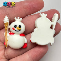 Snowman Holiday Winter Christmas Flatback Cabochons Decoden Charm 10 Pcs Playcode3 Llc