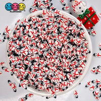 Snowman With Hat Scarf Fimo Christmas Holiday Fake Sprinkles Funfetti Decoden Sprinkle